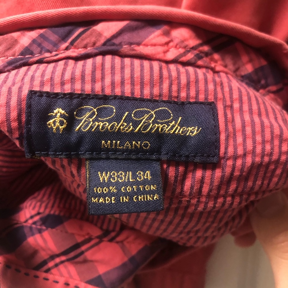 Nantucket Red Brooks Brother pants